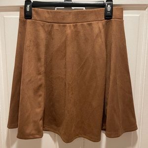 NWT H&M Brown Skater Skirt - M
